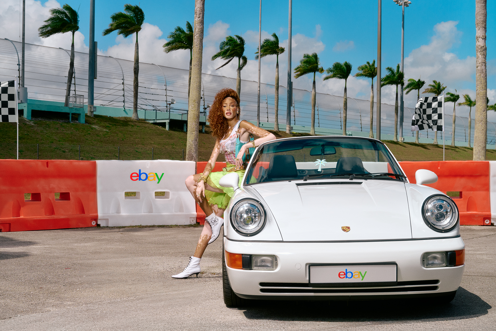 Winnie Harlow Curates Miami Grand Prix Porsche Auction
