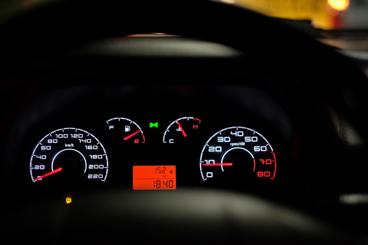 car dashboard, speedometer, speed, dashboard, gauges, kmh, mph, black car, interior, car interior, car, vehicle, drive, car wallpapers, automobile, automotive